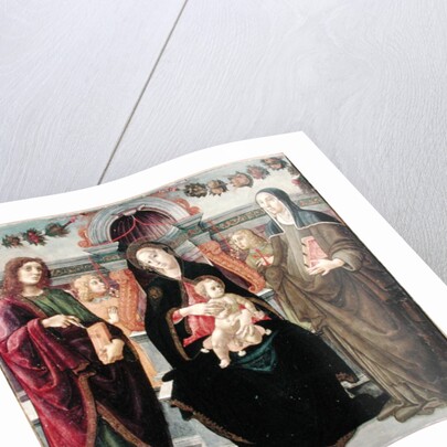 Virgin and Child with Two Saints by Luca Signorelli
