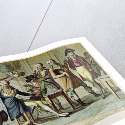 Le Cafe des Incrediables, 1797 by French School