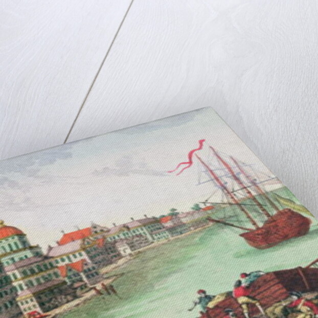 View of Quebec by Franz Xavier Habermann