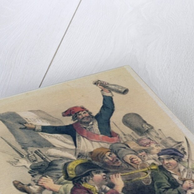 Vive la Republique, 1848 by French School