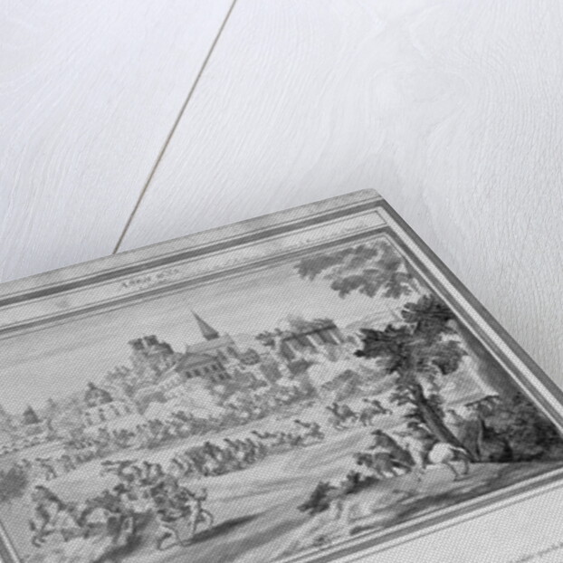 Battle at Porte Sainte-Antoine, 2nd July 1652 by French School