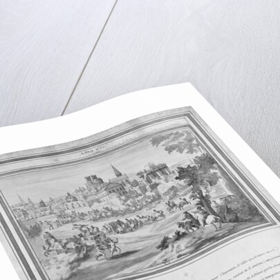 Battle at Porte Sainte-Antoine, 2nd July 1652 by French School