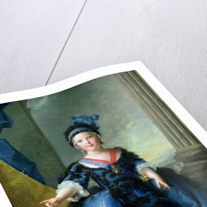 Louis-Joseph-Xavier de France Duke of Burgundy, 1754 by Jean-Marc Nattier