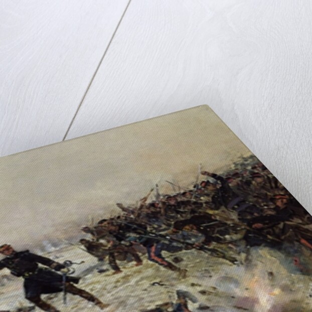 Episode of the War of 1870, Battle of Chenebier, 16th January 1871, 1882 by Alphonse Marie de Neuville