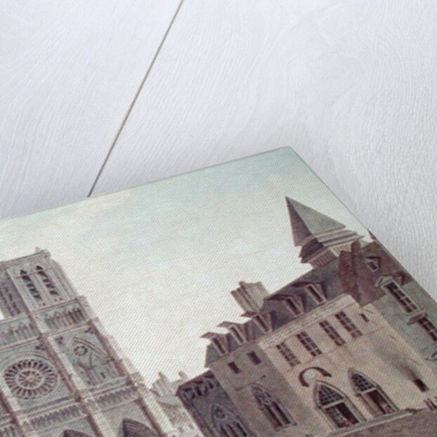 The Square in Front of Notre-Dame at the Time of the Consulat, 1799-1804 by Angelo Garbizza