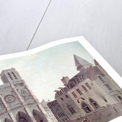 The Square in Front of Notre-Dame at the Time of the Consulat, 1799-1804 by Angelo Garbizza