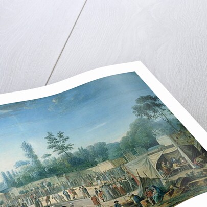 View of the Tuileries from the Place de la Revolution, 1799 by Thomas Naudet