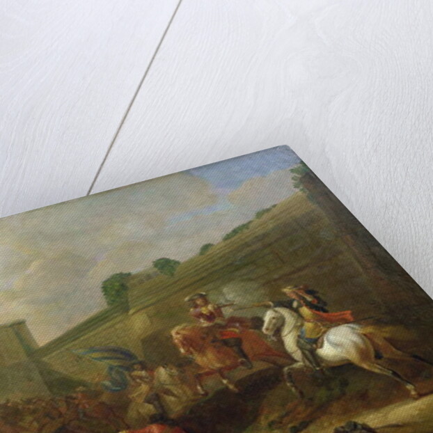 Episode of the Fronde at the Faubourg Saint-Antoine by the Walls of the Bastille, c.1648 by French School