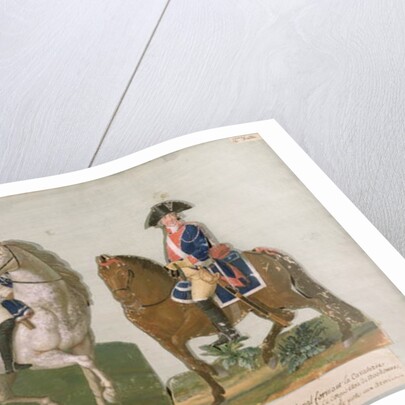 Army Commander and an Officer of the Mounted Police by Lesueur Brothers