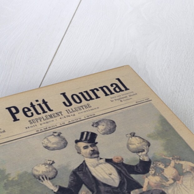 Georges Clemenceau juggling bags of English money by Henri Meyer