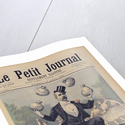 Georges Clemenceau juggling bags of English money by Henri Meyer