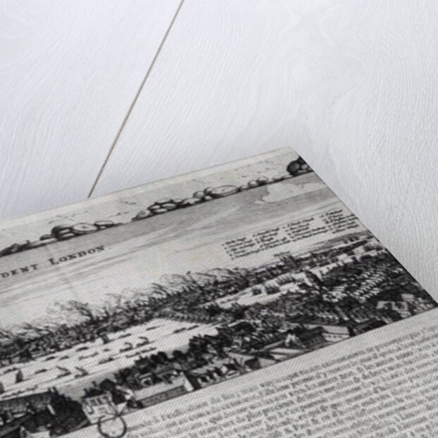 The Great Fire of London in 1666 by French School