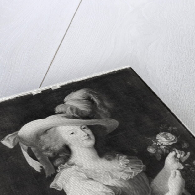 Copy of a Portrait of Marie-Antoinette after 1783 by Elisabeth Louise Vigee-Lebrun
