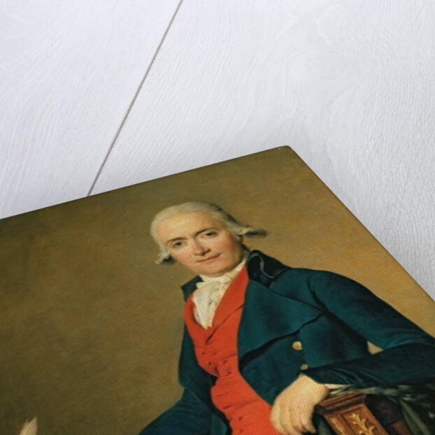 Gaspard Meyer or The Man in the Red Waistcoat, 1795 by Jacques Louis David