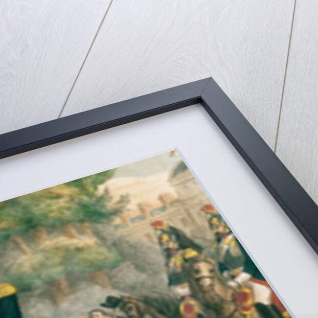 The Imperial Family on Horseback by French School