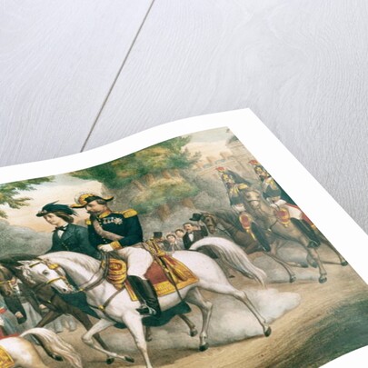 The Imperial Family on Horseback by French School