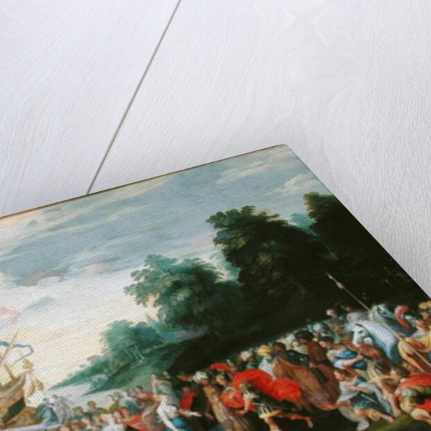 The Disembarkation of Cleopatra at Tarsus by Frans II the Younger Francken