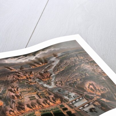 Fires in Paris, 24th-25th May 1871 by Michel Charles Fichot