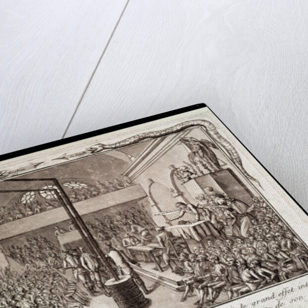 Meeting of the Jacobin Club, January 1792 by Vilette