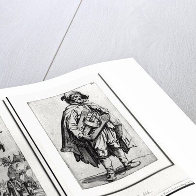A Beggar and a Hurdy-Gurdy Player by Jacques Callot