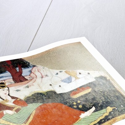 Woman in the Garden of Shah Abbas I by School Persian