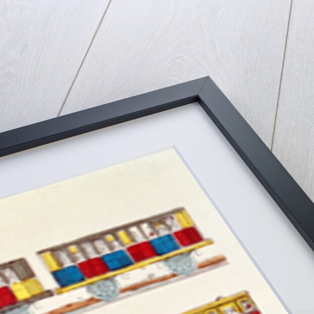 Rail Travel in 1845 by French School