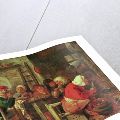 A Peasant Meal by Adriaen Brouwer
