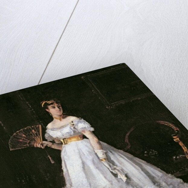 Woman in White by Alfred Emile Stevens