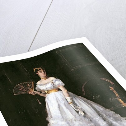 Woman in White by Alfred Emile Stevens