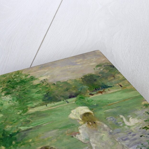 Beside a Lake, 1883 by Berthe Morisot