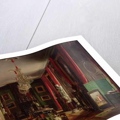 Interior of the Office of Alfred Emilien Count of Nieuwerkerke, Director General of the Imperial Museums, at the Louvre, 1859 by Charles Giraud