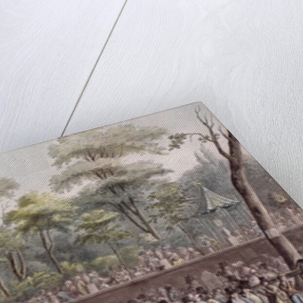 Promenade in the Turkish Garden, Boulevard du Temple, 1810 by Jean Pierre Marie Jazet