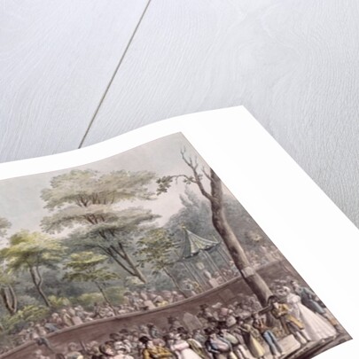 Promenade in the Turkish Garden, Boulevard du Temple, 1810 by Jean Pierre Marie Jazet