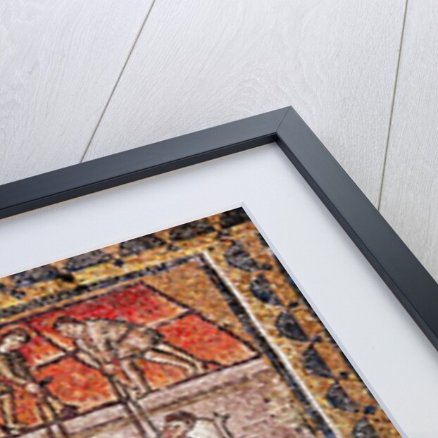 The Paralytic of Capharnaum is Lowered from the Roof by Byzantine School