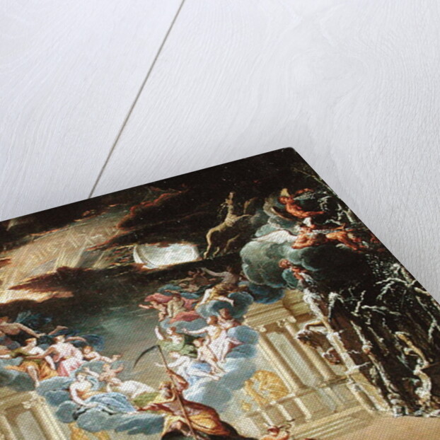 Set design for 'Atys' by Jean-Baptiste Lully by French School