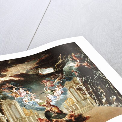 Set design for 'Atys' by Jean-Baptiste Lully by French School