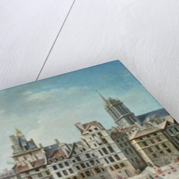 The Place de Greve, Paris by Nicolas Raguenet