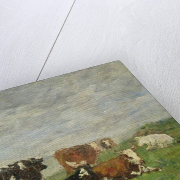 Pasture at the Seaside, c.1880-85 by Eugene Louis Boudin