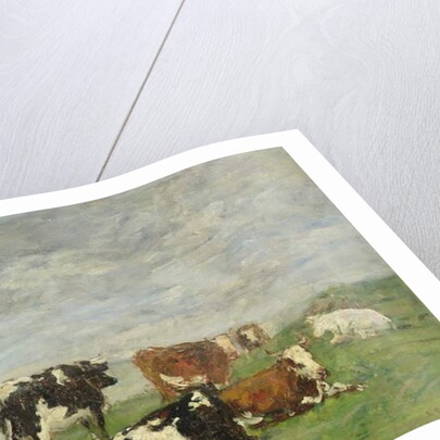 Pasture at the Seaside, c.1880-85 by Eugene Louis Boudin