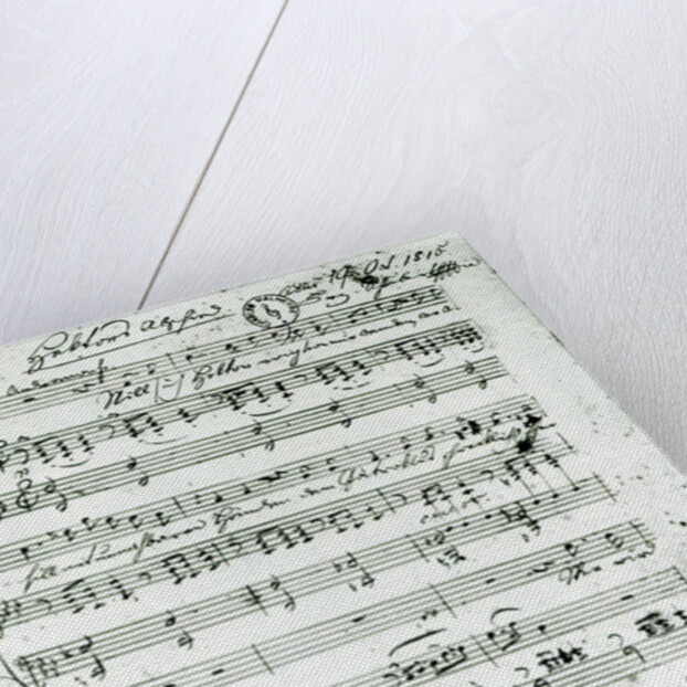 Autograph score for the lied 'Hektors Abschied' by Franz Schubert poem by Freidrich von Schiller 1815 by Anonymous