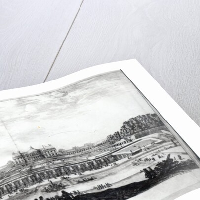 Perspective View of the garden facade of the Chateau of Vaux-le-Vicomte by Israel the Younger Silvestre