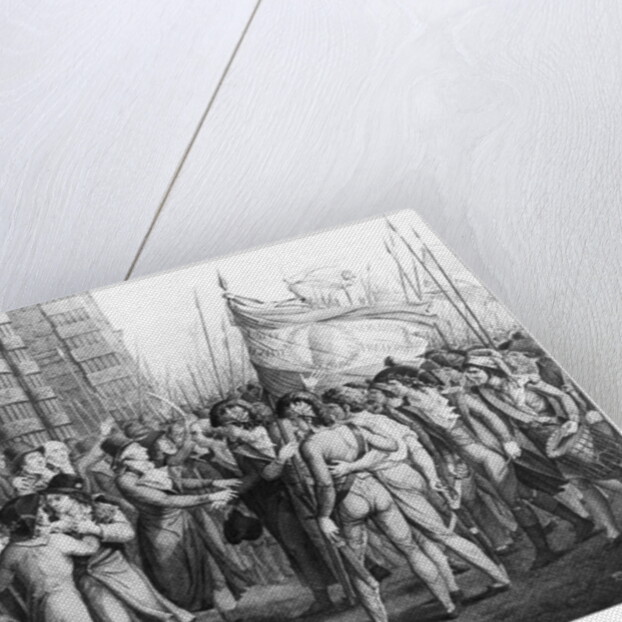 Deputies of the National Convention leaving the Assembly at the Tuileries, 31st May 1793 by Fulchran Jean Harriet