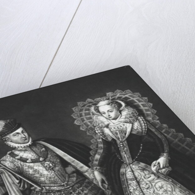 Portrait of Mary Queen of Scots and Henry Stewart, Lord Darnley, 29th June 1565 by English School