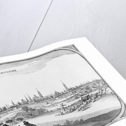 View of Bruges by French School