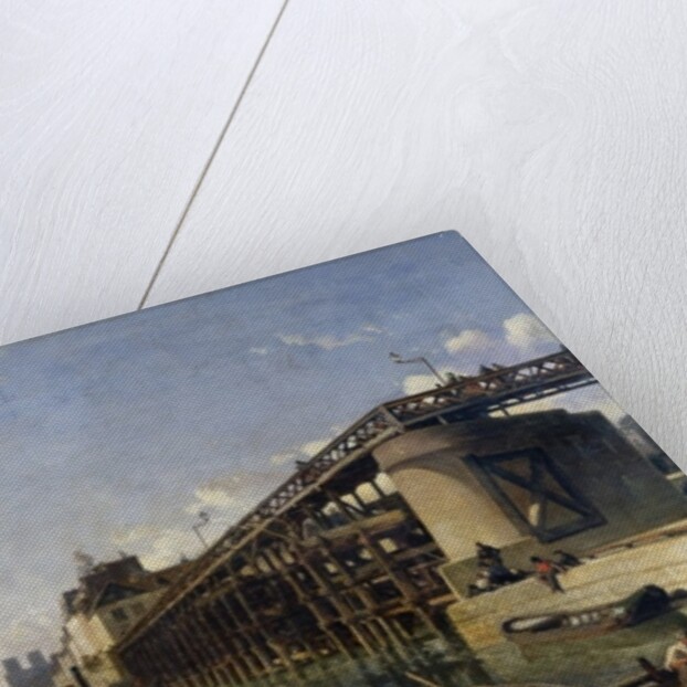 View of Paris, the Seine or l'Estacade, 1853 by Johan-Barthold Jongkind