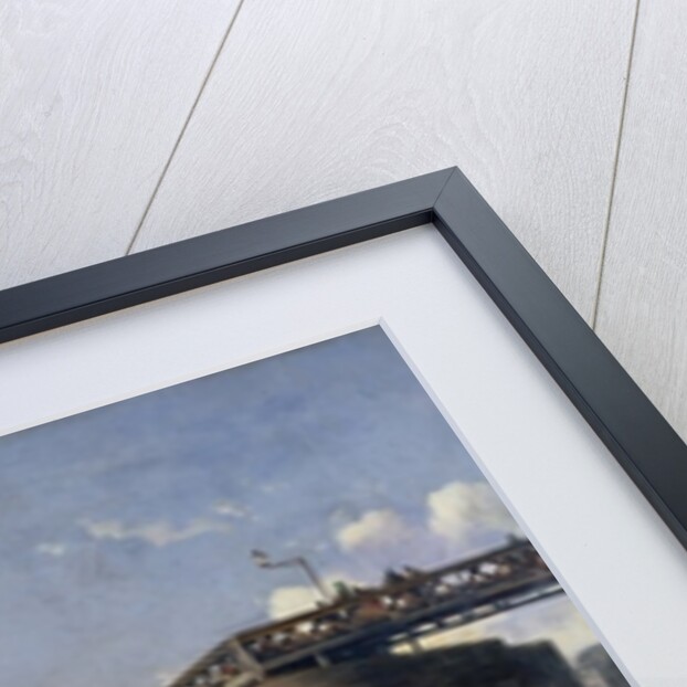 View of Paris, the Seine or l'Estacade, 1853 by Johan-Barthold Jongkind