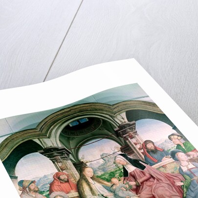 The Holy Kinship, or the Altarpiece of St. Anne by Quentin Massys or Matsys