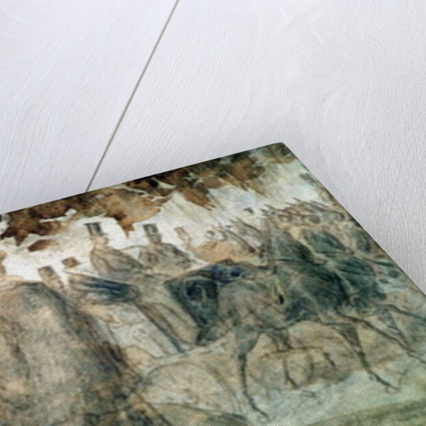 Carriages and Promenaders on the Avenue des Champs-Elysses by Constantin Guys