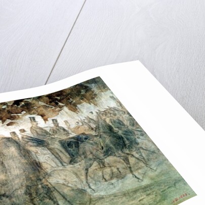 Carriages and Promenaders on the Avenue des Champs-Elysses by Constantin Guys