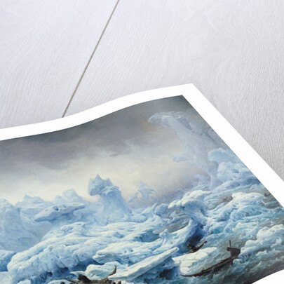 Fishing for Walrus in the Arctic Ocean, 1841 by Francois Auguste Biard